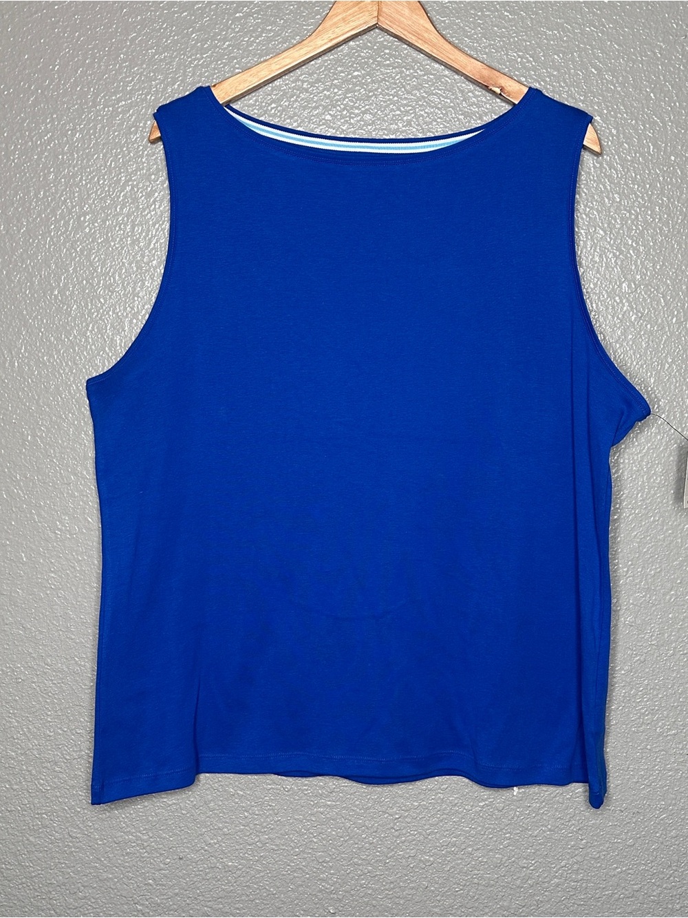 Talbots woman classic Tank cobalt blue 3X